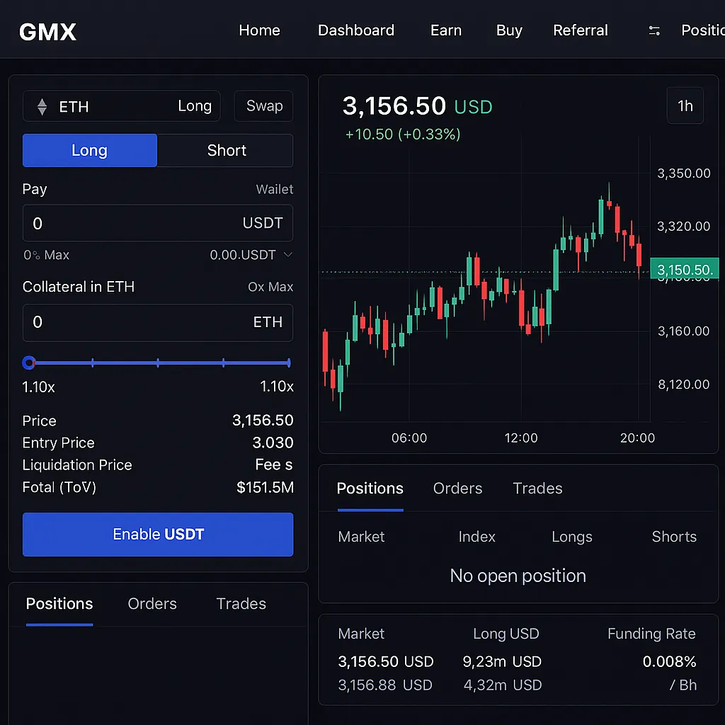 GMX Trading Dashboard