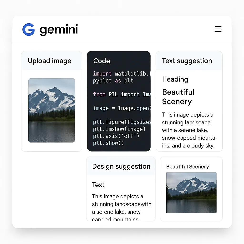 Gemini Interface Snapshot