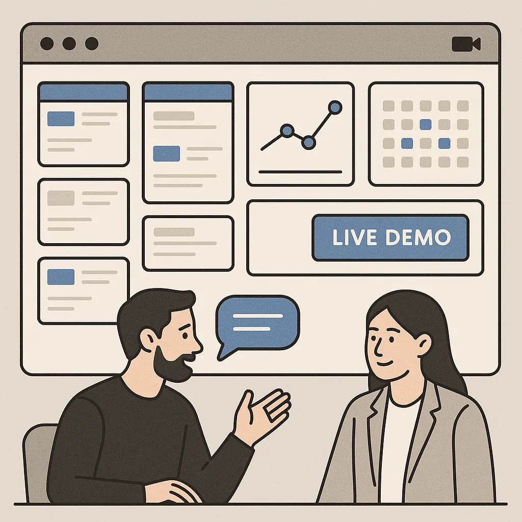 Infographic highlighting smooth communication and workflow