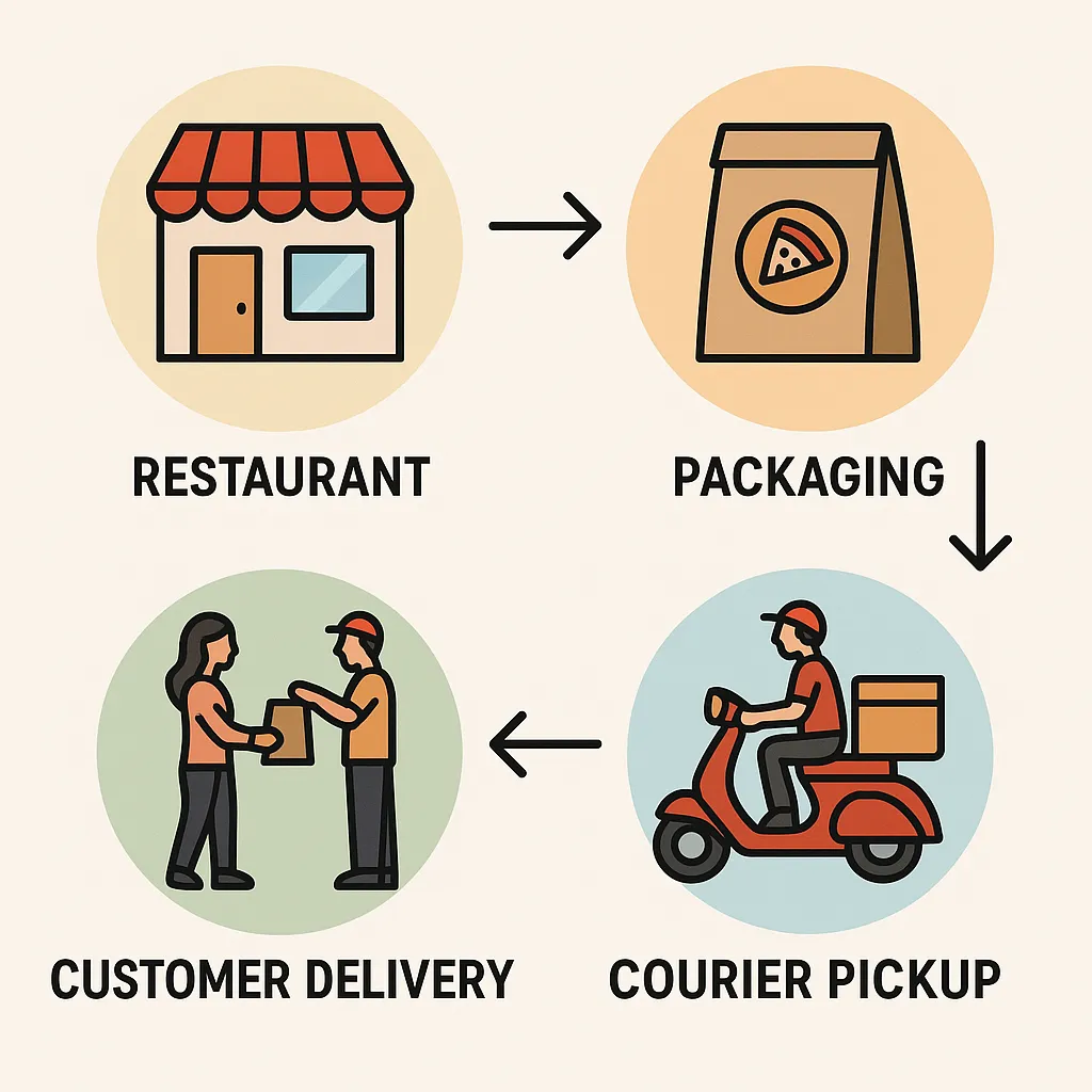Logistics Flow Infographic