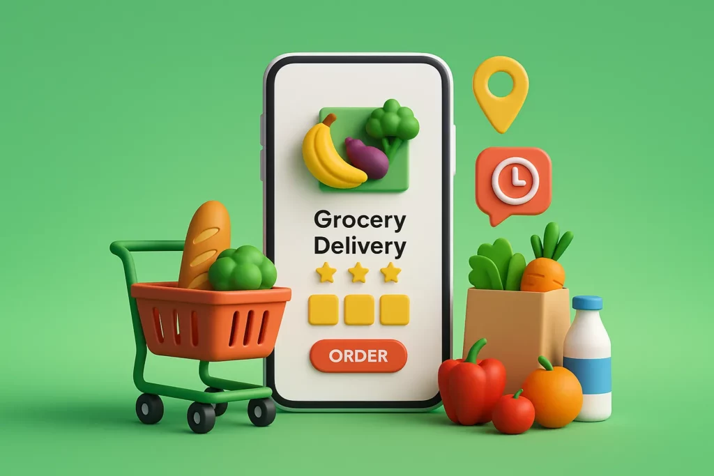 Instant Grocery Delivery App Design – Blinkit Clone