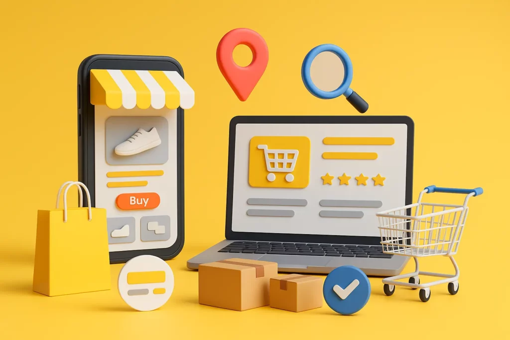 Online Shopping App Interface – Noon Clone