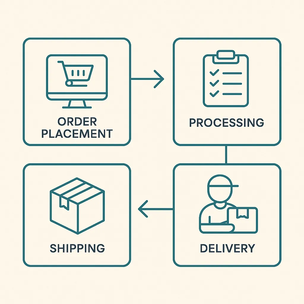Order Process Flowchart