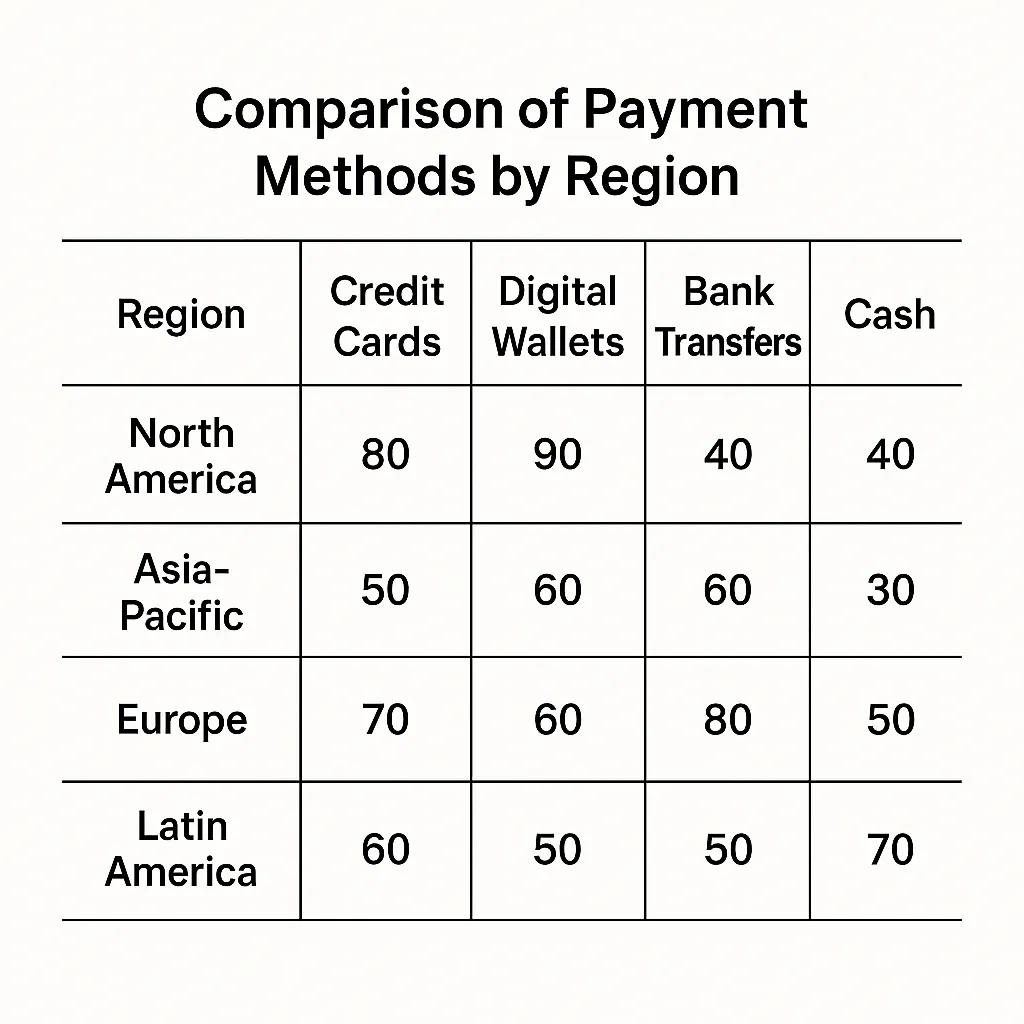 Payment Methods Comparison