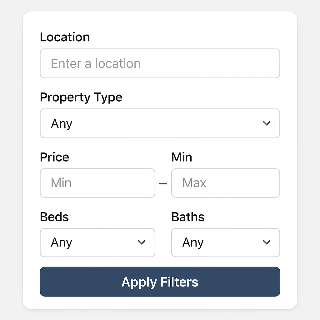 Property Filter Panel