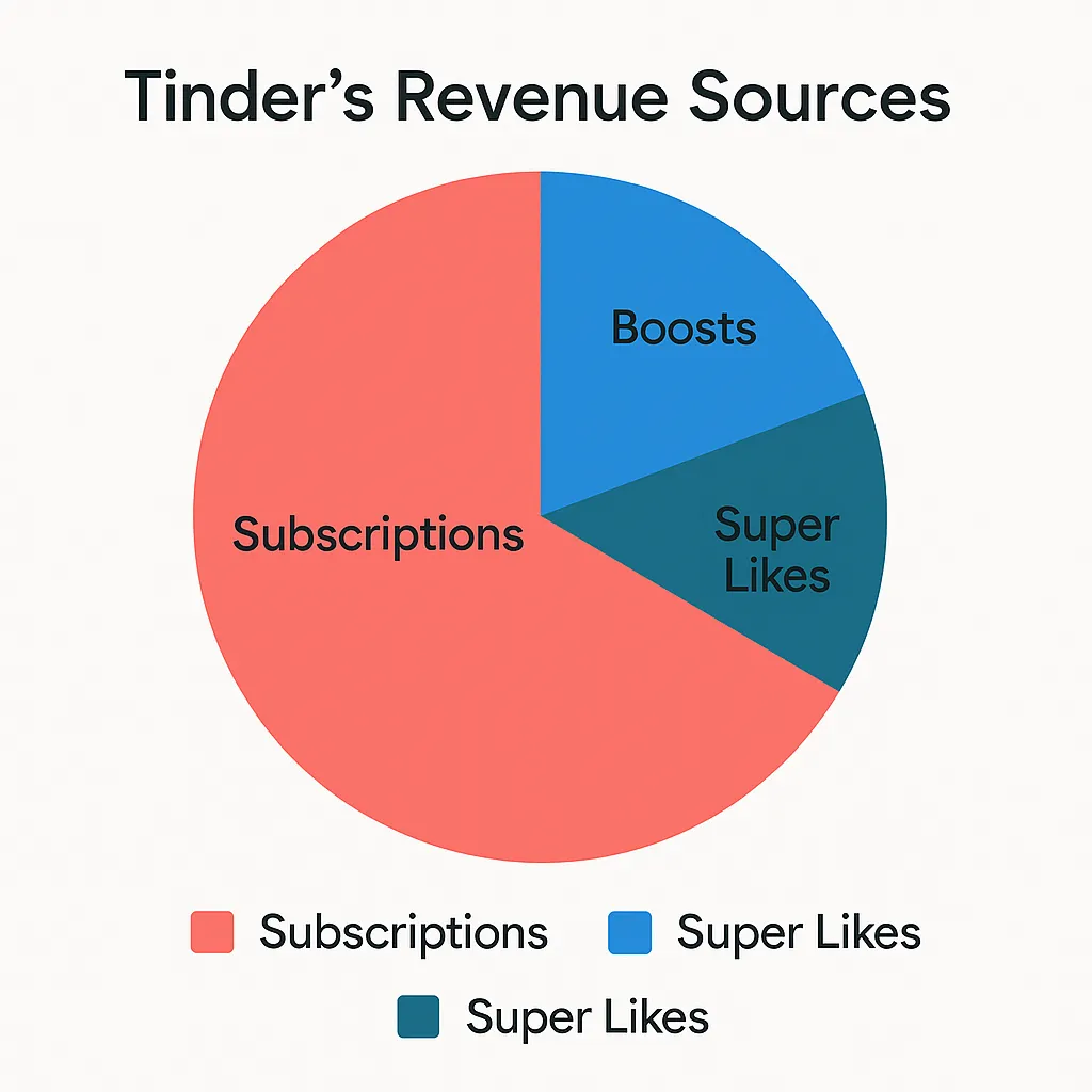 Tinder Revenue Pie Chart