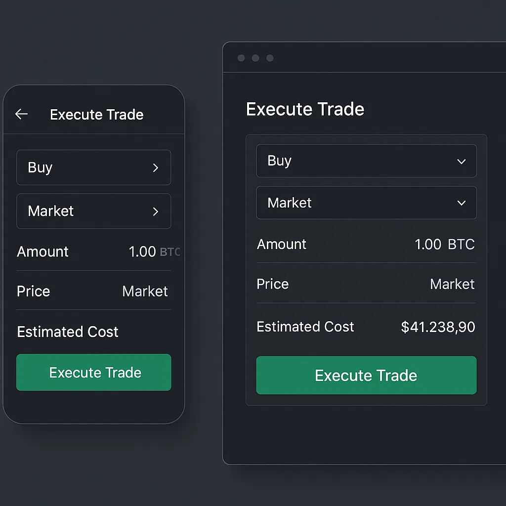 Trade Execution Interface