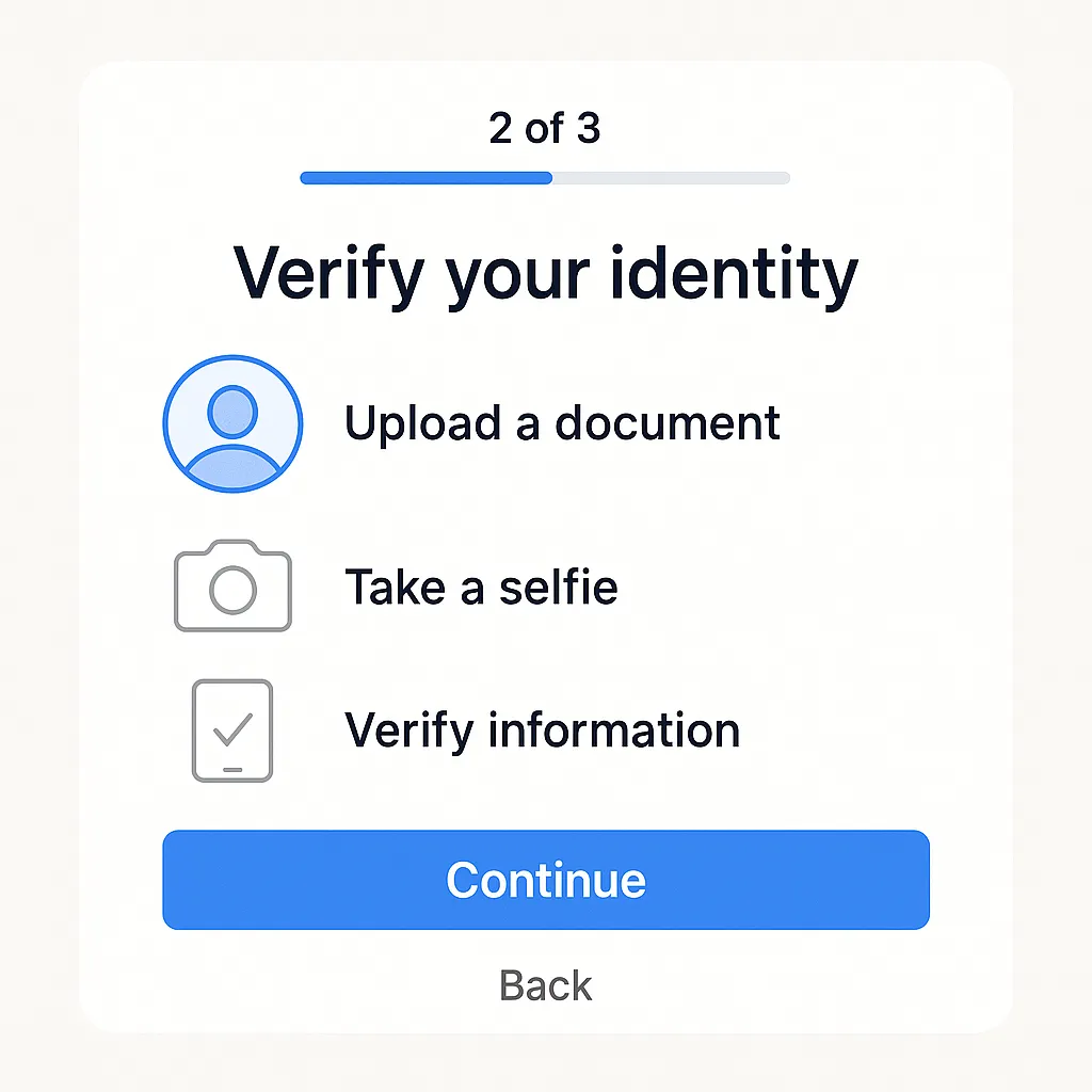 User Verification Flow