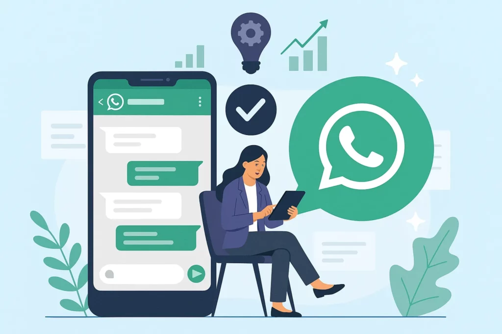 Two startup founders choosing between a WhatsApp clone and custom development paths