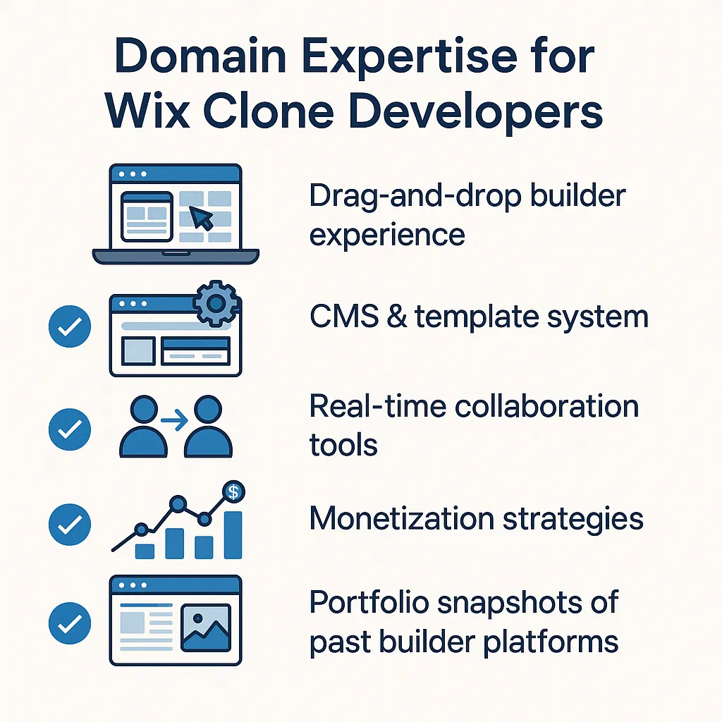 Wix Clone Developer Skills