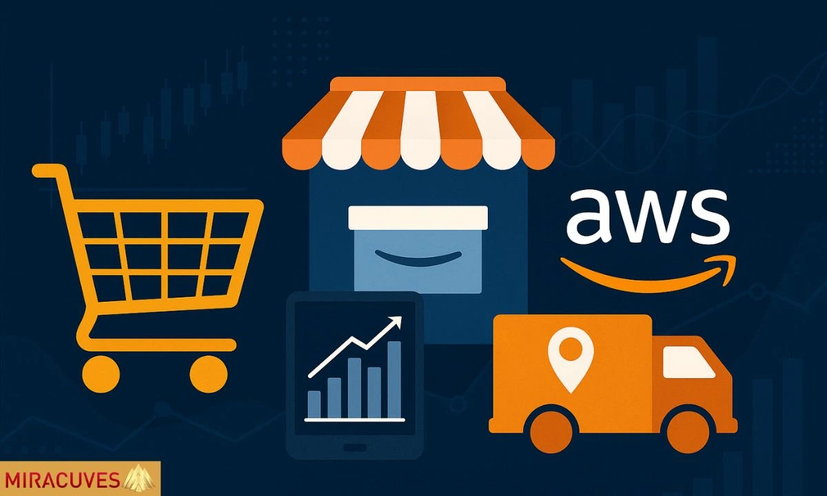 Visual breakdown of Amazon's business model in 2025