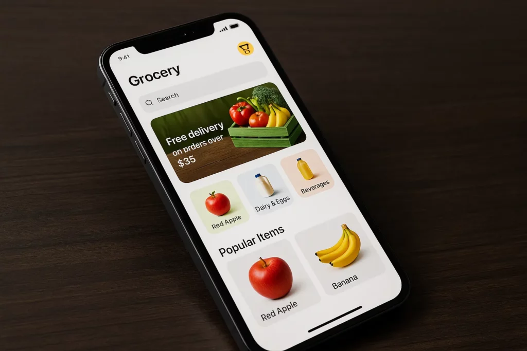 amazonfresh app features mobile ui preview