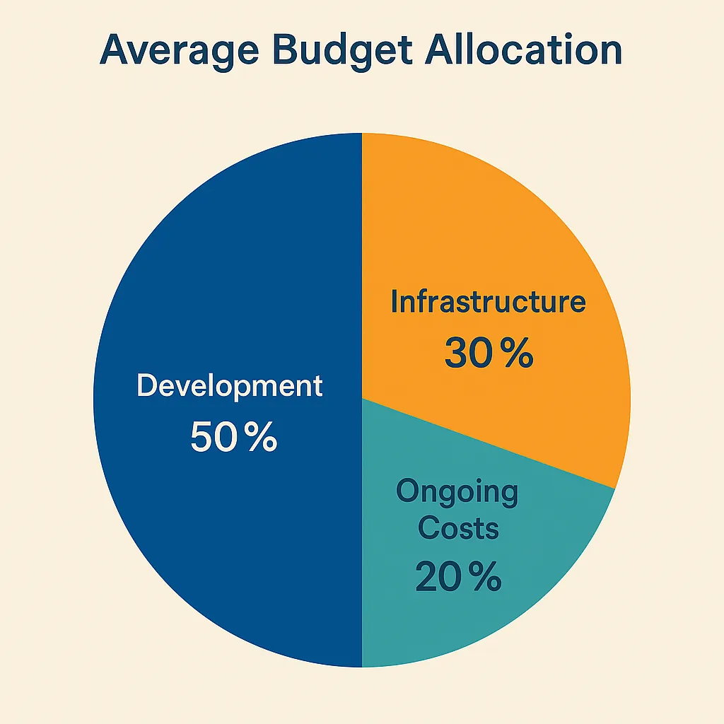 average budget allocation pie chart