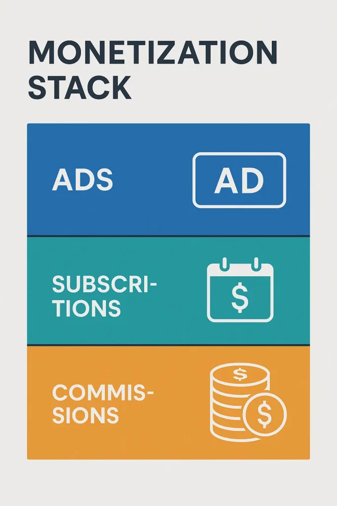 food app monetization stack