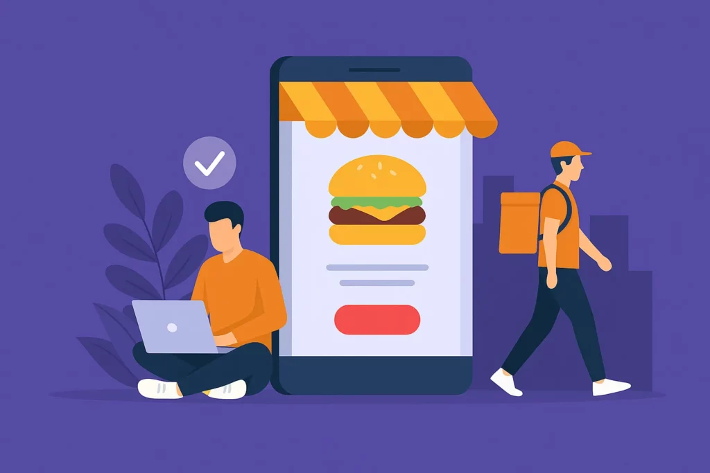food delivery app development feature image