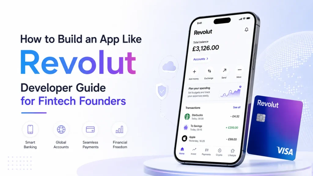 How to build an app like Revolut developer guide for fintech founders with smart banking, global accounts, and seamless payments