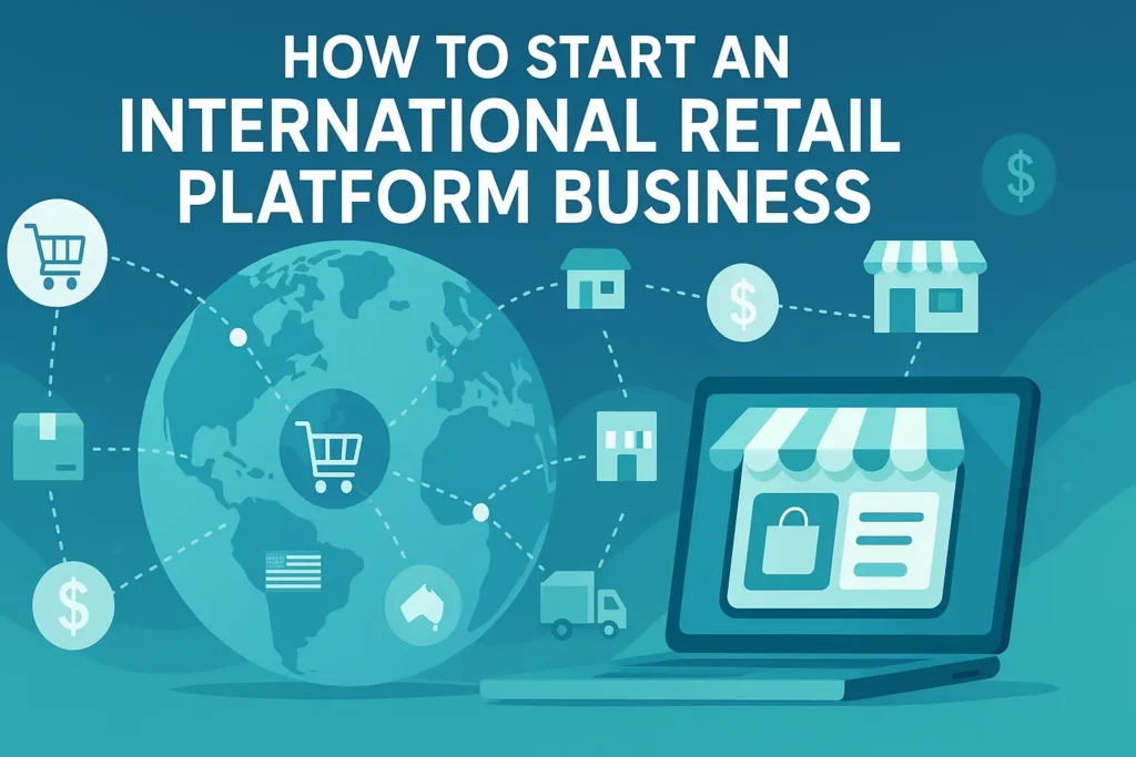 how to start an internation retail platform business