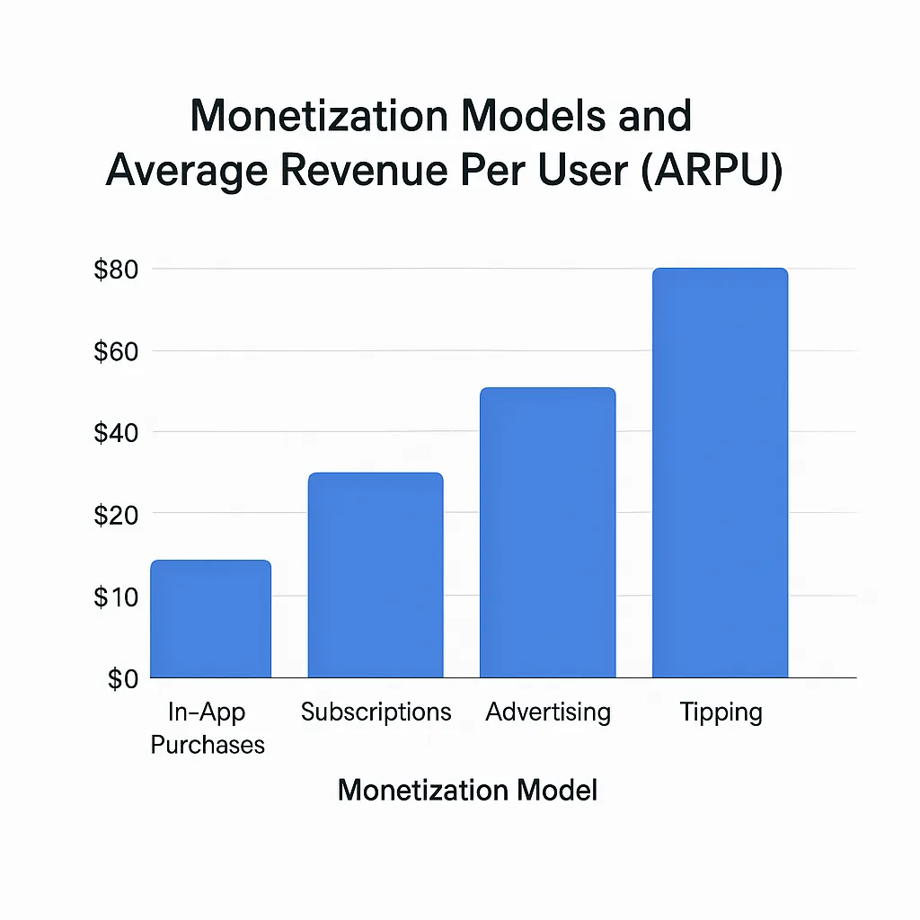 monetization models arpu comparison chart