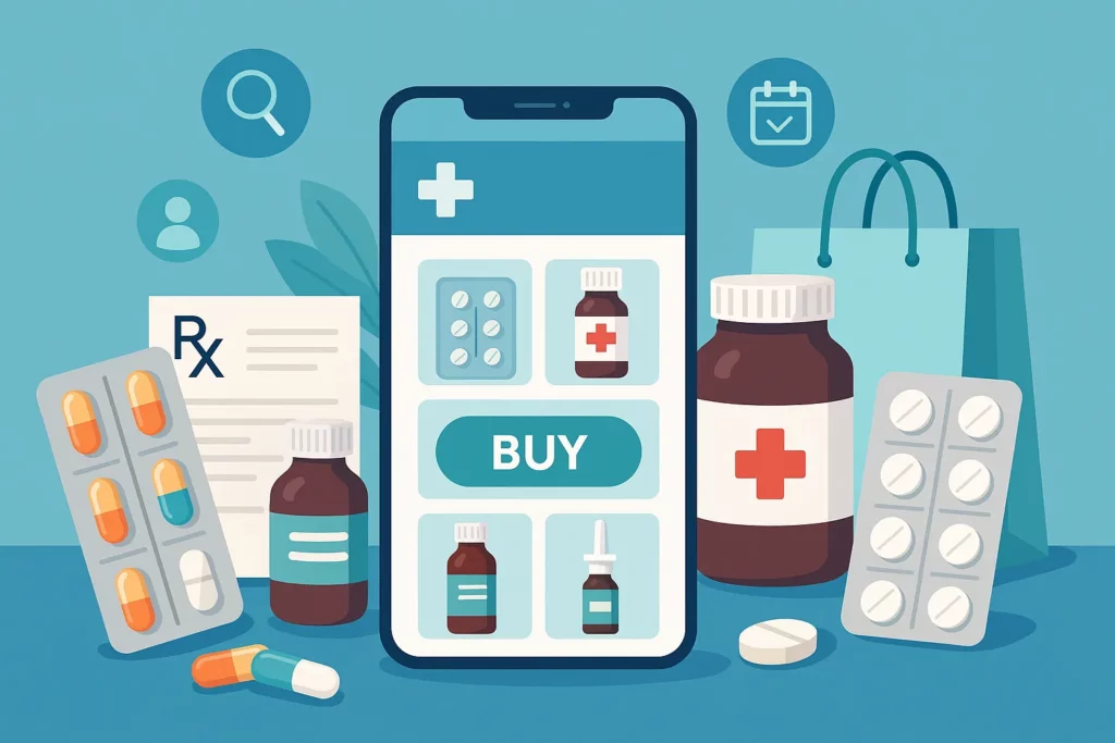 netmeds app feature showcase online pharmacy clone