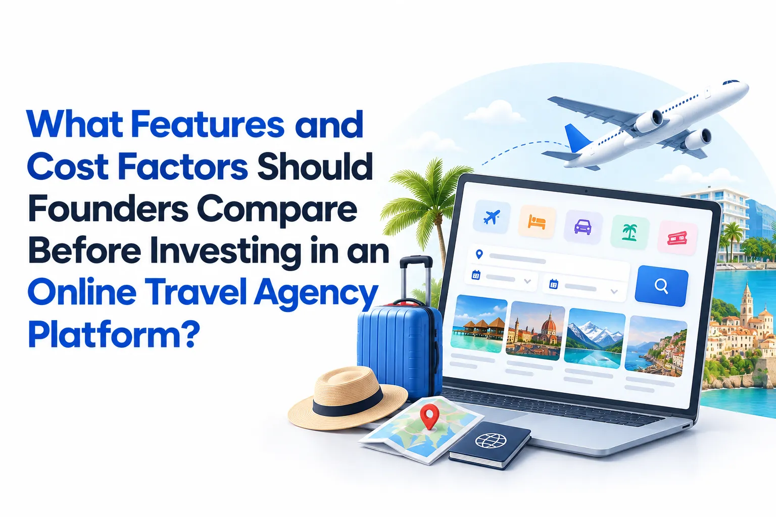 Online travel agency platform features and cost factors founders should compare before investing