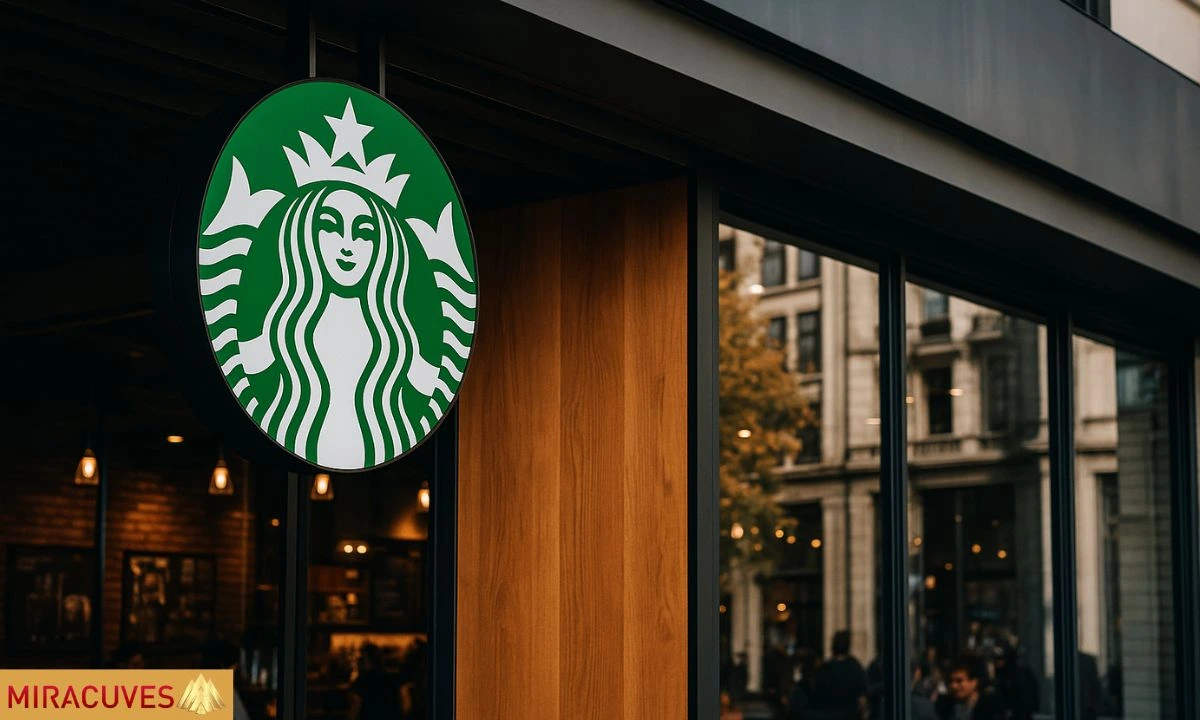Modern Starbucks storefront showcasing its global coffee brand presence