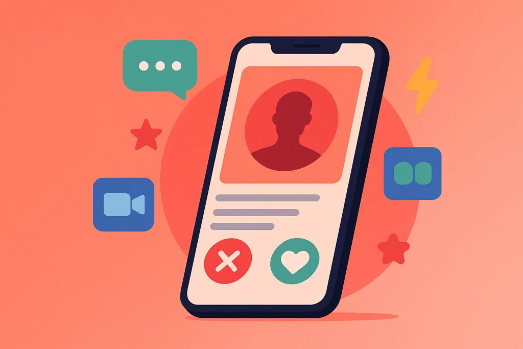 tinder app features smartphone ui