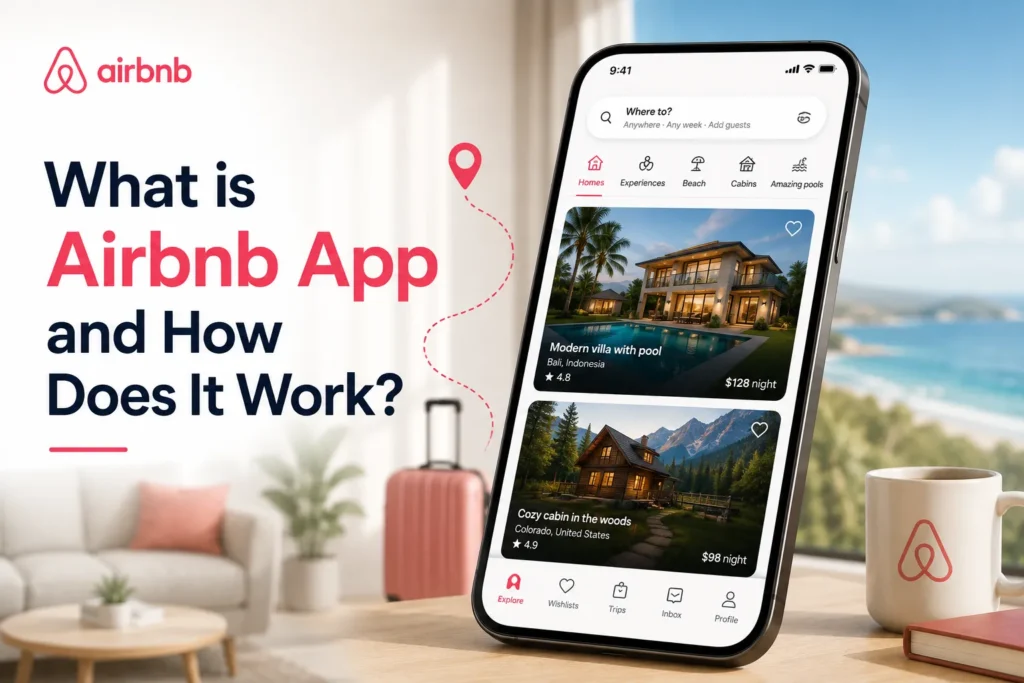What is Airbnb app and how does it work for finding, booking, and managing vacation rental stays