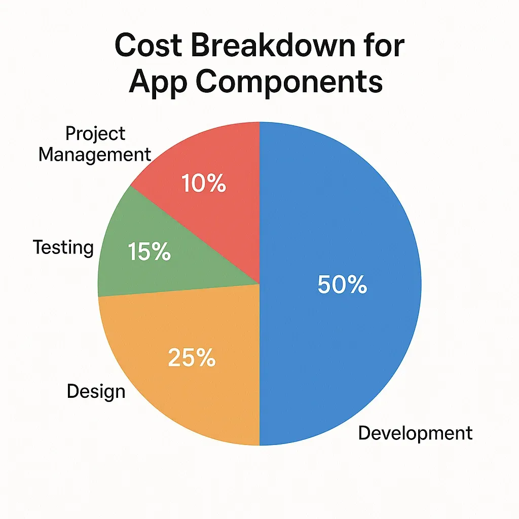 App Cost Breakdown Chart