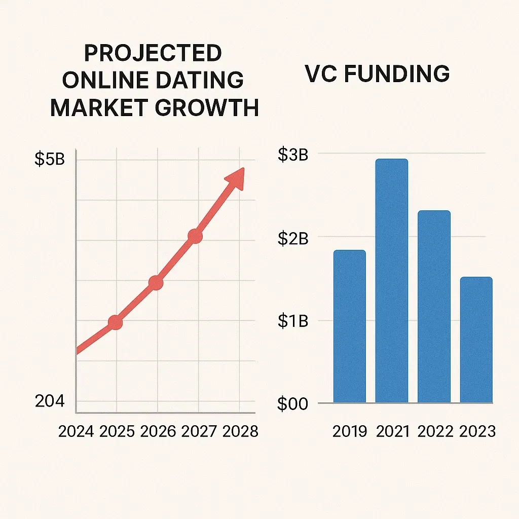 Dating Market Growth Infographic