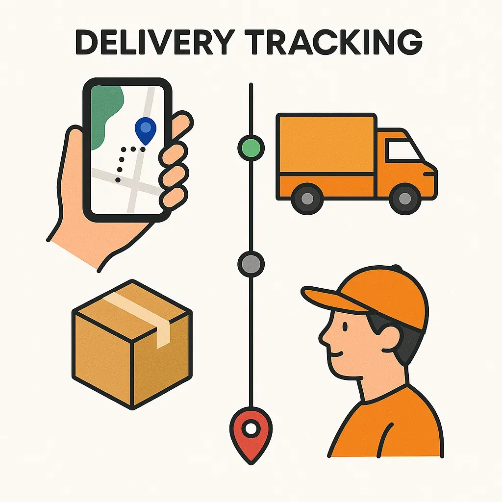 Delivery Tracking Animation