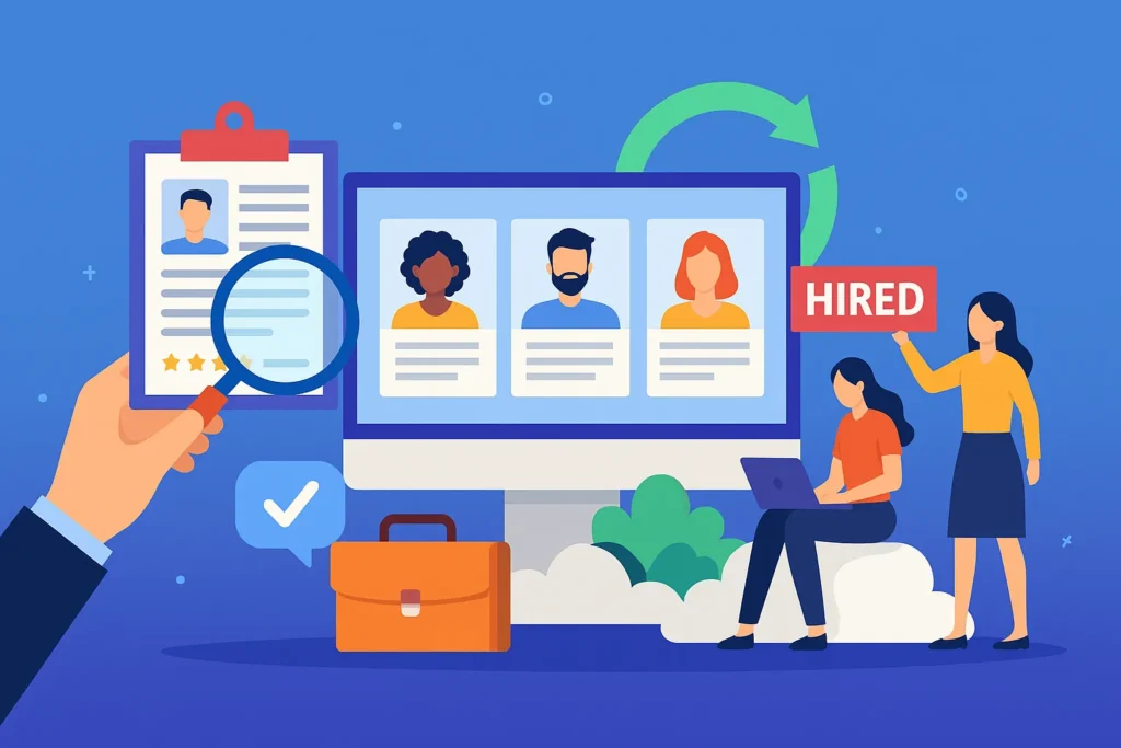 Job Portal Clone Script 2025 – Feature Illustration