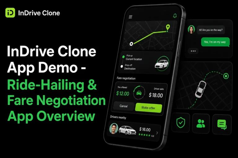 InDrive Clone App Demo - Ride-Hailing & Fare Negotiation App Overview