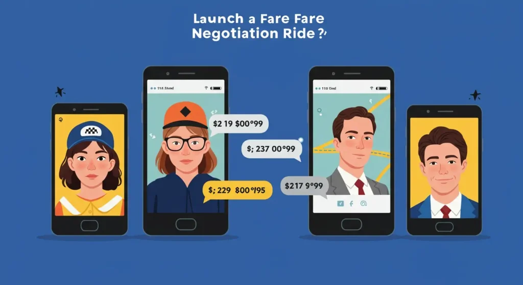 Launch a Fare Negotiation Ride App with Reverse Bidding Feature