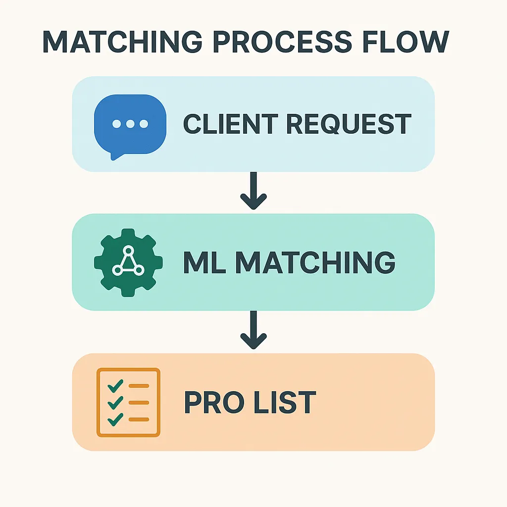 Matching Process Infographic