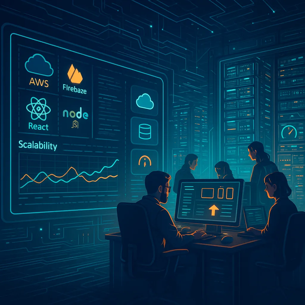 Scalable tech infrastructure with modern tools like React and AWS for a Turo clone platfor