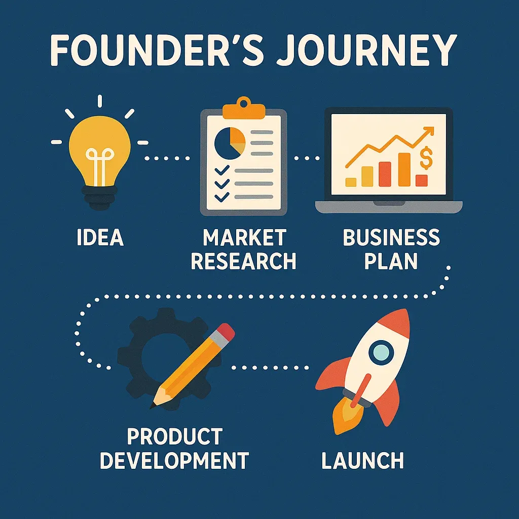 Startup Journey Infographic