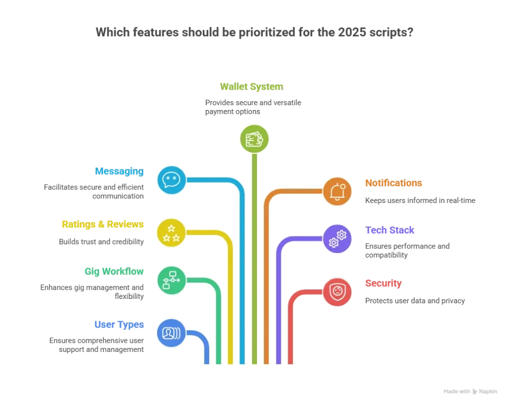 Top Features to Compare in 2025 Fiverr Clone Scripts