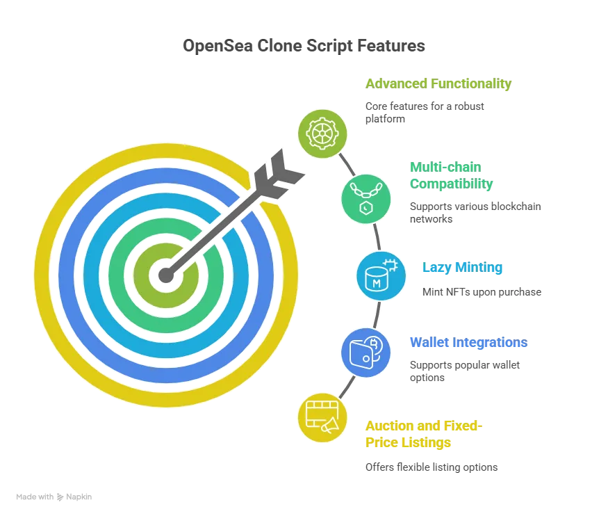 Top Features to Look for in an OpenSea Clone Scripts