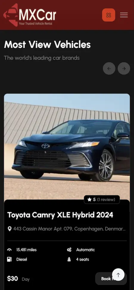 Turo Clone Car Rental Most Viewed Vehicles