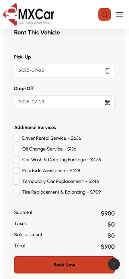 Turo Clone Car Rental Booking