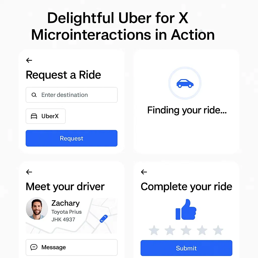 Uber X Microinteractions