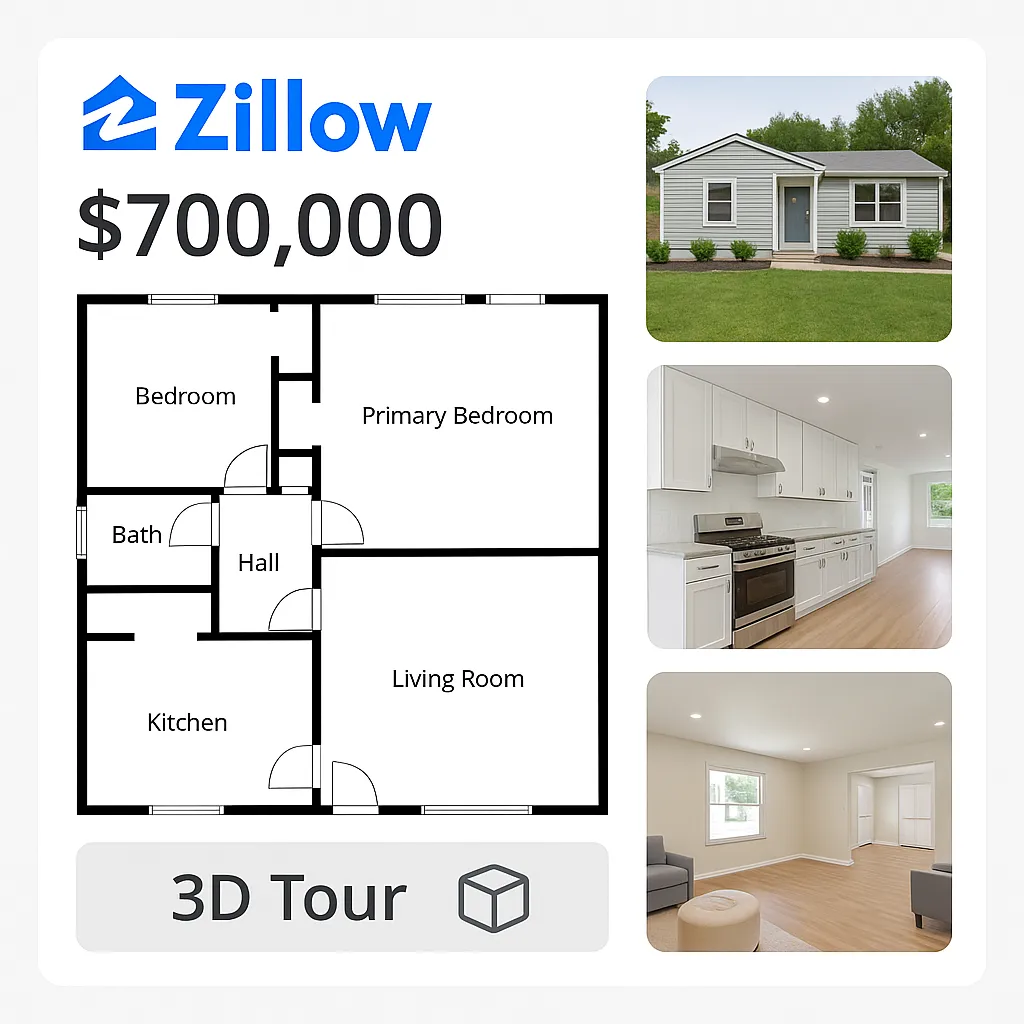 Zillow Listing Layout Display