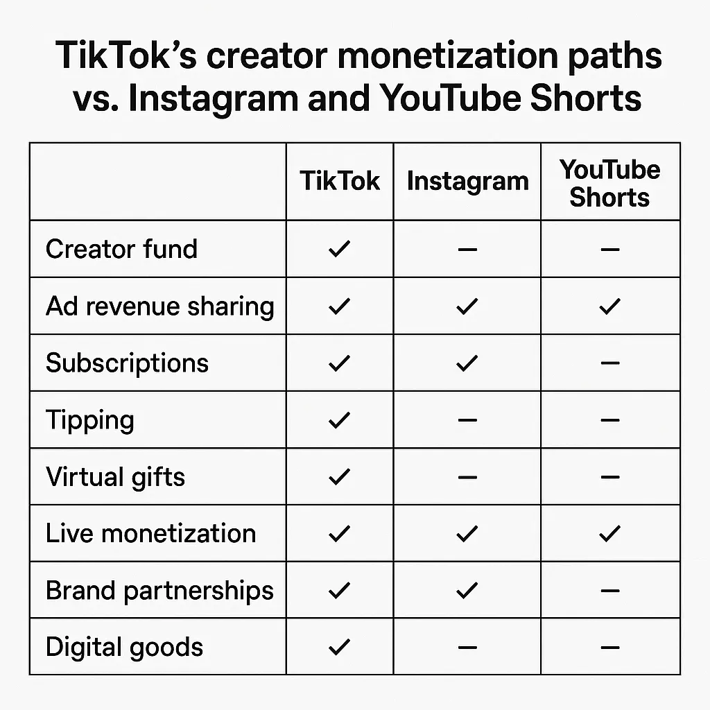 creator Monetization Paths