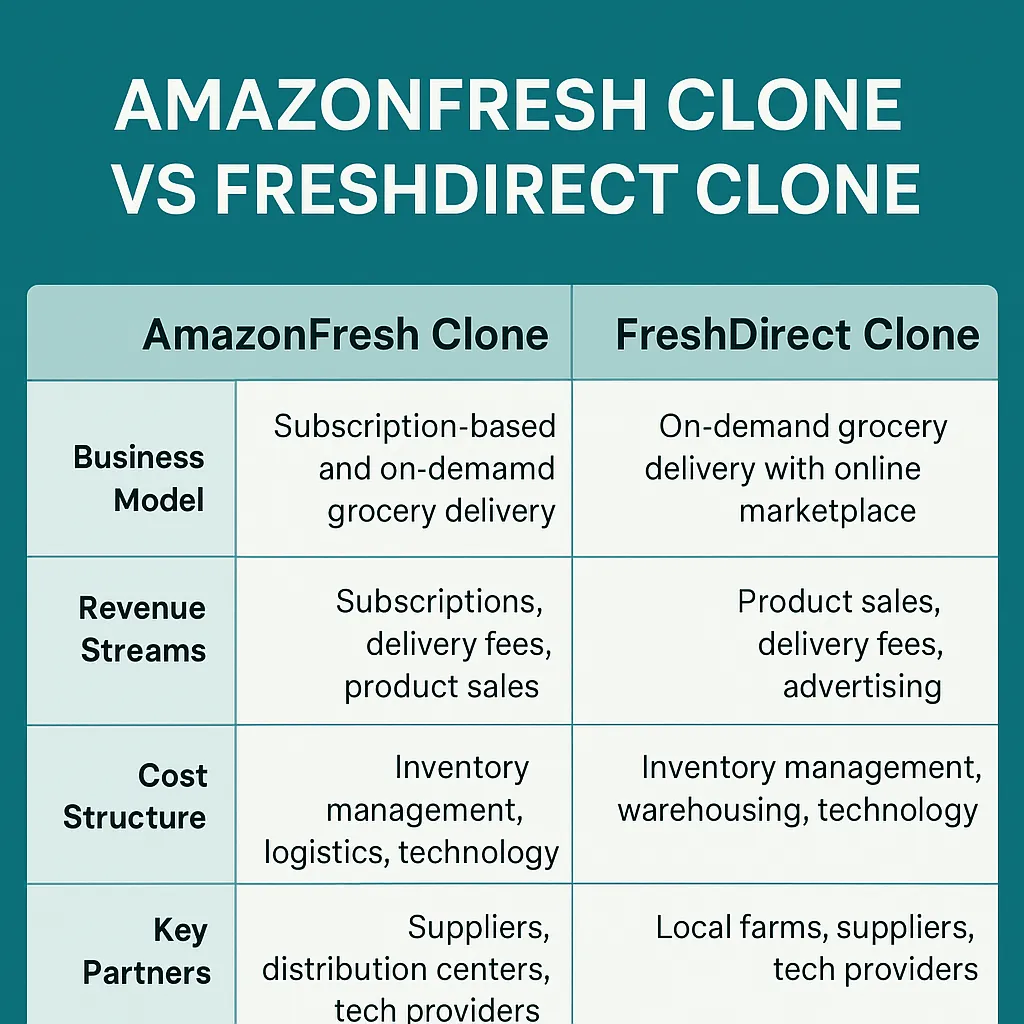 infographic image for amazonfresh and freshdirect