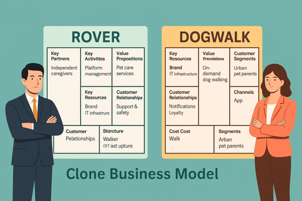 infographic image for rover vs dog walk