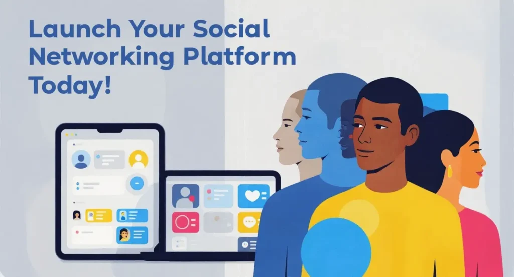launch your social networking platform today