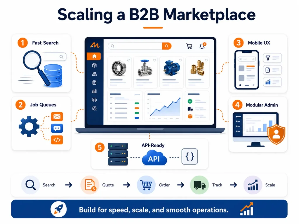 Scaling a B2B Marketplace – Performance and Scalability Best Practices