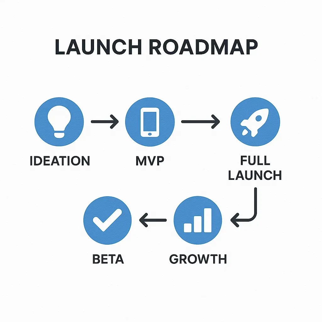 website builder saas launch roadmap