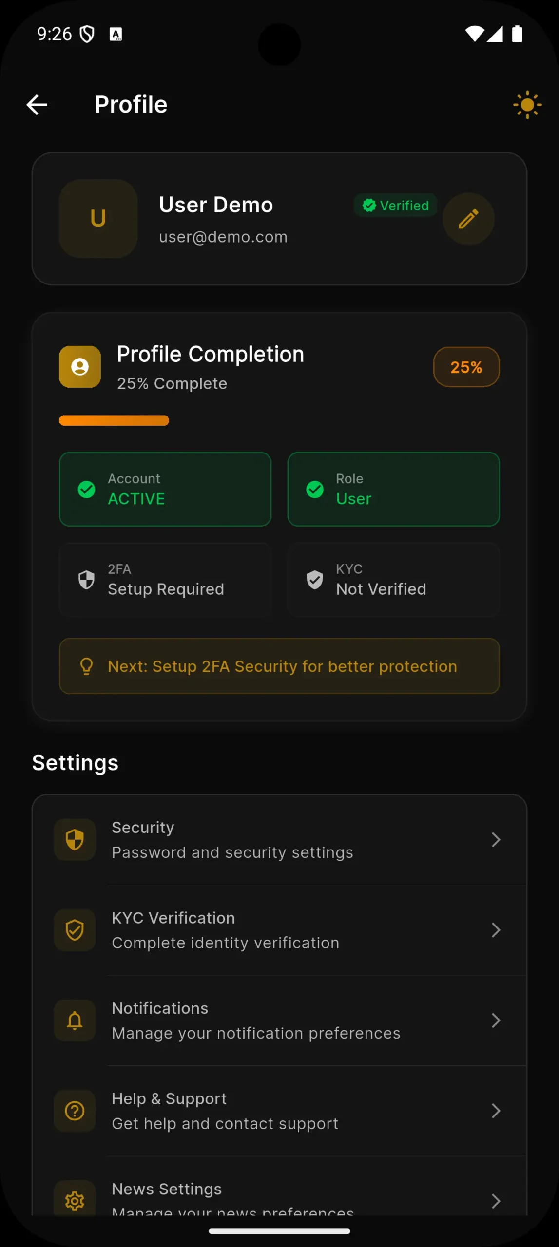 Binance Clone App Screen 12 scaled