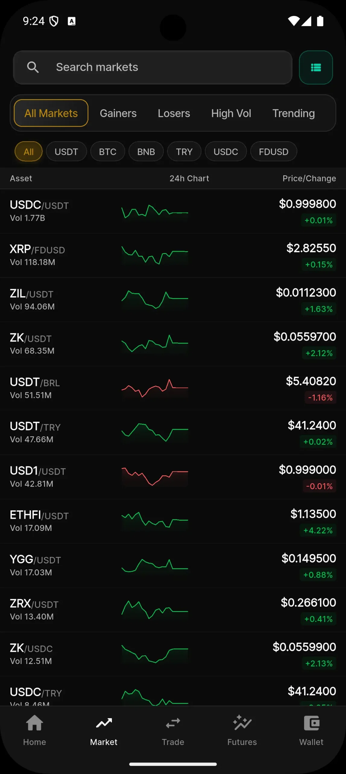 Binance Clone App Screen 5 scaled